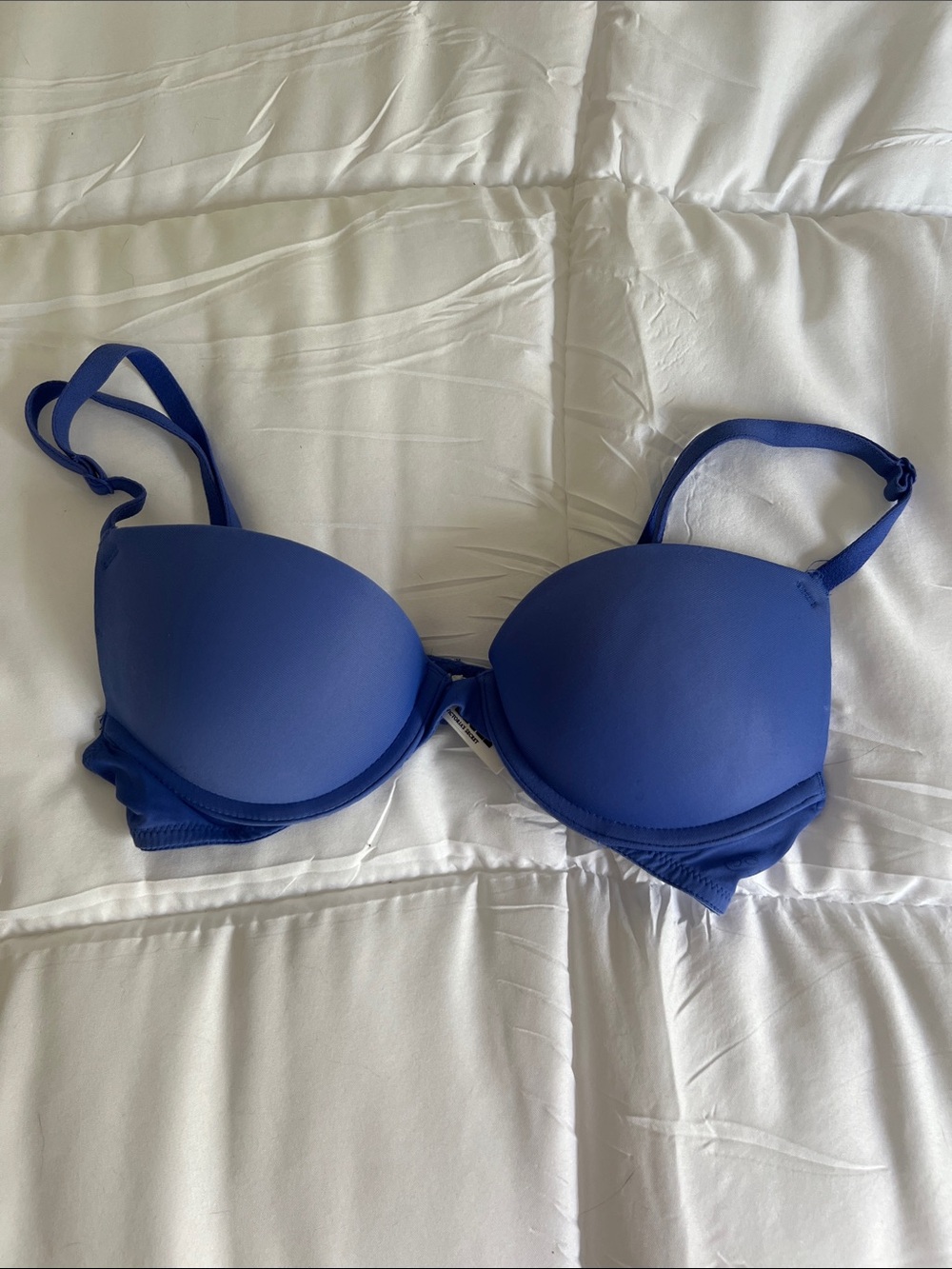 Victoria Secret PINK Periwinkle Super Push Up Bra